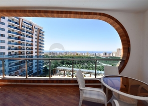 اطلالة بحر - مجمع بخدمات فاخرة -تصميم 1+2 - في مهموتلار / الانيا 