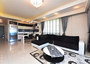 اطلالة بحر - مجمع بخدمات فاخرة -تصميم 1+2 - في مهموتلار / الانيا 