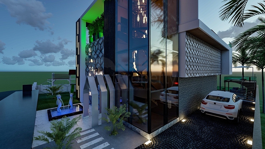 تصميم فاخر - اطلالة بحر - فيلا مستقلة 5 غرف وصالة -في كارجي جاك / الانيا 