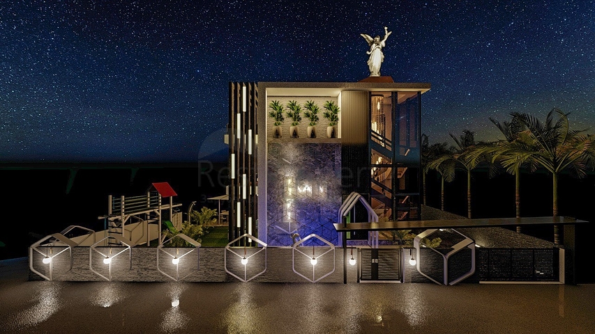 تصميم فاخر - اطلالة بحر - فيلا مستقلة 5 غرف وصالة -في كارجي جاك / الانيا 