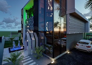 تصميم فاخر - اطلالة بحر - فيلا مستقلة 5 غرف وصالة -في كارجي جاك / الانيا 