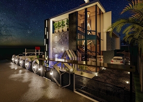 تصميم فاخر - اطلالة بحر - فيلا مستقلة 5 غرف وصالة -في كارجي جاك / الانيا 