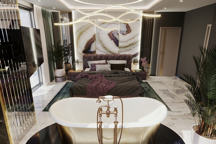 تصميم عصري انيق - فيلا مميزة -تصميم 5 غرف وصالة -في كارجي جاك / الانيا 