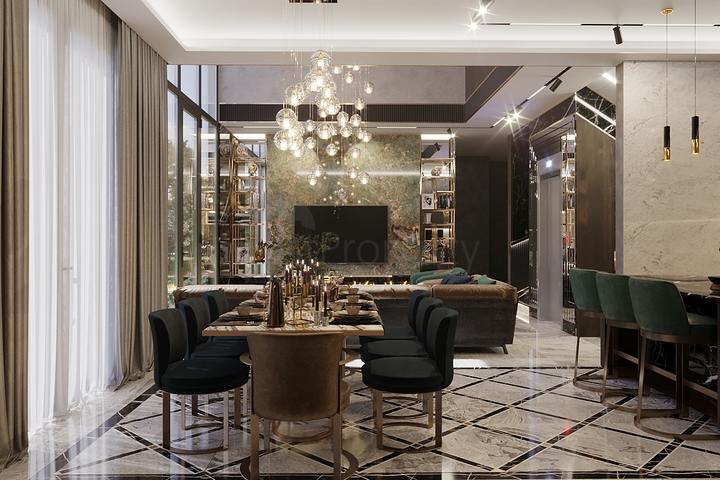 تصميم عصري انيق - فيلا مميزة -تصميم 5 غرف وصالة -في كارجي جاك / الانيا 