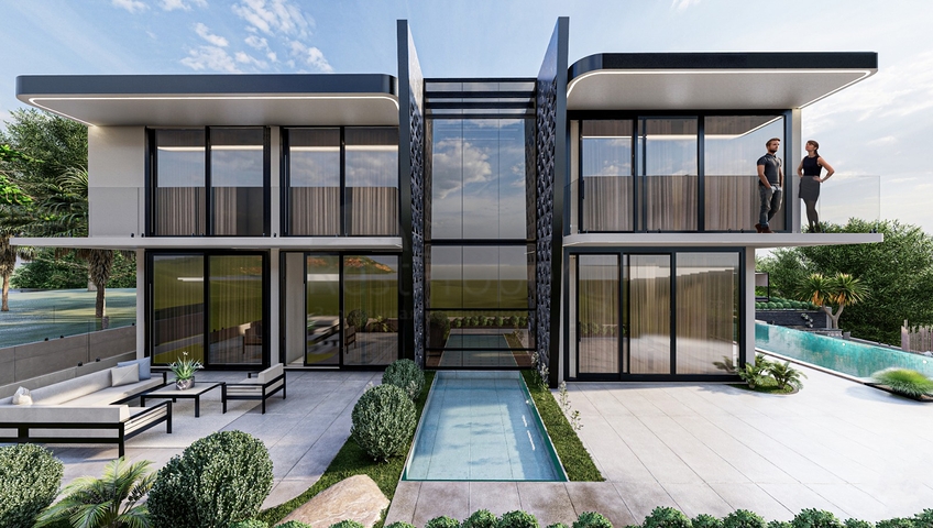 تصميم عصري انيق - فيلا مميزة -تصميم 5 غرف وصالة -في كارجي جاك / الانيا 