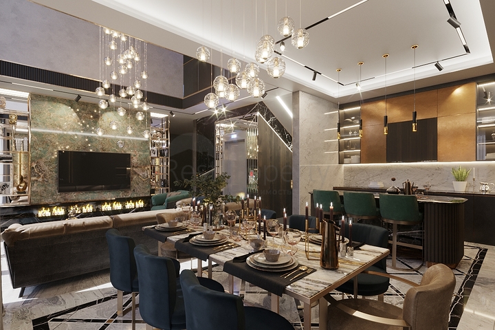 تصميم عصري انيق - فيلا مميزة -تصميم 5 غرف وصالة -في كارجي جاك / الانيا 