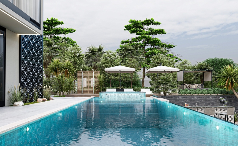 تصميم عصري انيق - فيلا مميزة -تصميم 5 غرف وصالة -في كارجي جاك / الانيا 