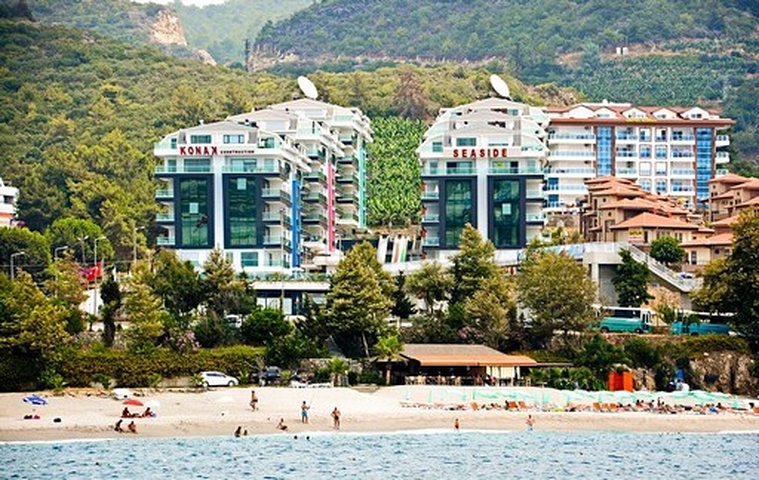 اطلالة بحر - مجمع بخدمات 5 نجوم -شقة 2 غرفة وصالة -في كارجي جاك / الانيا