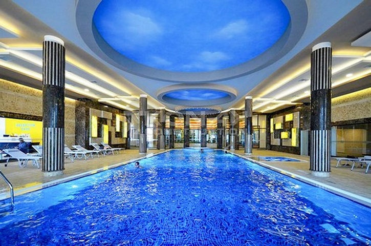 اطلالة بحر - مجمع بخدمات 5 نجوم -شقة 2 غرفة وصالة -في كارجي جاك / الانيا