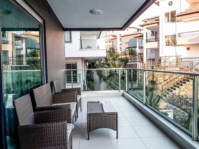 اطلالة بحر - مجمع بخدمات 5 نجوم -شقة 2 غرفة وصالة -في كارجي جاك / الانيا