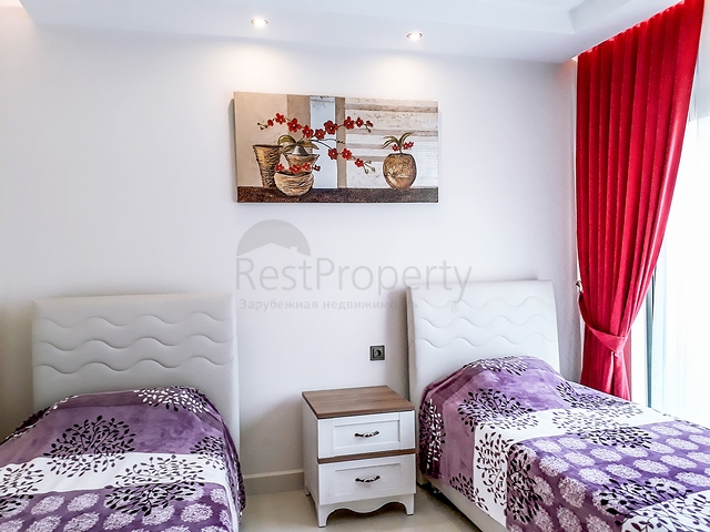 اطلالة بحر - مجمع بخدمات 5 نجوم -شقة 2 غرفة وصالة -في كارجي جاك / الانيا