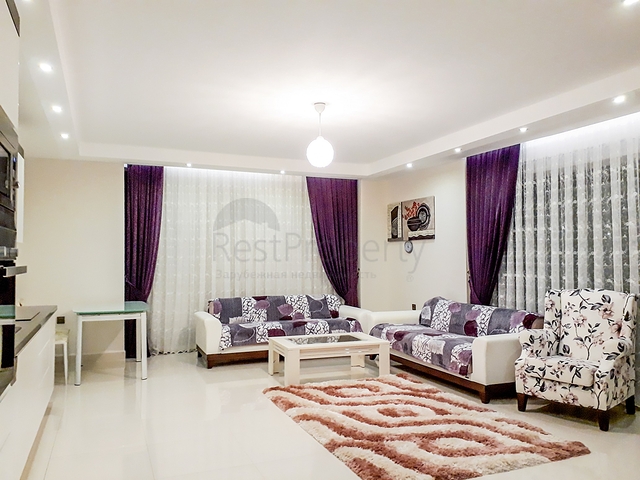 اطلالة بحر - مجمع بخدمات 5 نجوم -شقة 2 غرفة وصالة -في كارجي جاك / الانيا