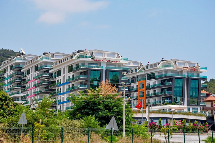 اطلالة بحر - مجمع بخدمات 5 نجوم -شقة 2 غرفة وصالة -في كارجي جاك / الانيا