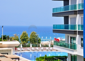 اطلالة بحر - مجمع بخدمات 5 نجوم -شقة 2 غرفة وصالة -في كارجي جاك / الانيا