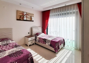 اطلالة بحر - مجمع بخدمات 5 نجوم -شقة 2 غرفة وصالة -في كارجي جاك / الانيا