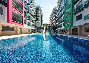 اطلالة بحر - مجمع بخدمات 5 نجوم -شقة 2 غرفة وصالة -في كارجي جاك / الانيا