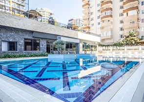 مجمع حديث -شقة 2 غرفة وصالة - مطبخ منفصل -في مهموتلار / الانيا 