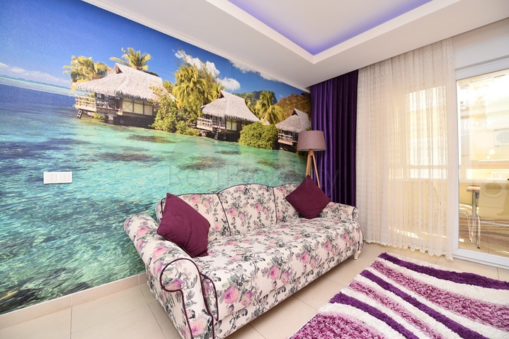 قريبة من البحر والخدمات -شقة غرفة وصالة -مفروشة -في مهموتلار / الانيا 