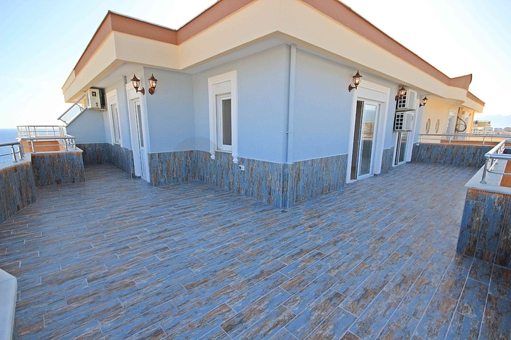 اطلالة بحر - دوبلكس فاخرة - 4 غرف وصالة -في مهموتلار / الانيا 