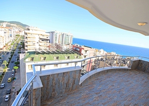 اطلالة بحر - دوبلكس فاخرة - 4 غرف وصالة -في مهموتلار / الانيا 