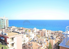 اطلالة بحر - دوبلكس فاخرة - 4 غرف وصالة -في مهموتلار / الانيا 