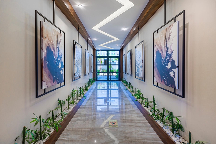 شقة انيقة ضمن مجمع حديث فاخر - تصميم 1+1 مع الاثاث -في كارجي جاك / الانيا 