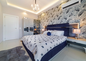 شقة انيقة ضمن مجمع حديث فاخر - تصميم 1+1 مع الاثاث -في كارجي جاك / الانيا 