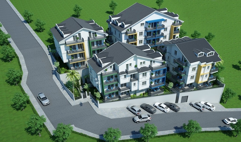 شقة بغرفة نوم واحدة في منطقة تاشياكا في فتحية