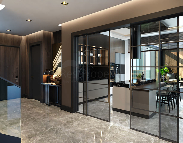 مشروع استثماري من فلل 5 + 1 في منطقة دوشميالتي في أنطاليا