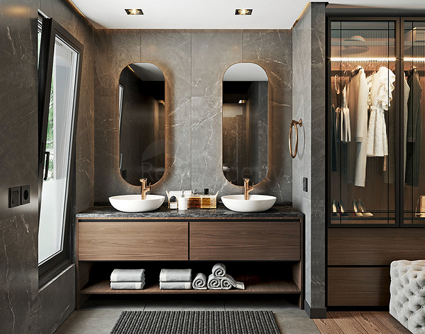 مشروع استثماري من فلل 5 + 1 في منطقة دوشميالتي في أنطاليا