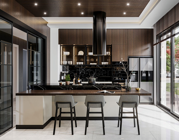 مشروع استثماري من فلل 5 + 1 في منطقة دوشميالتي في أنطاليا