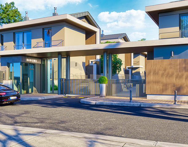 مشروع استثماري من فلل 5 + 1 في منطقة دوشميالتي في أنطاليا