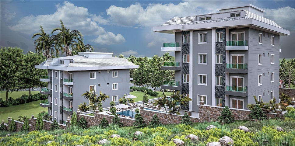 بالتقسيط دون فوائد - شقق قيد الانشاء -في منطقة اوبا المركزية / الانيا 