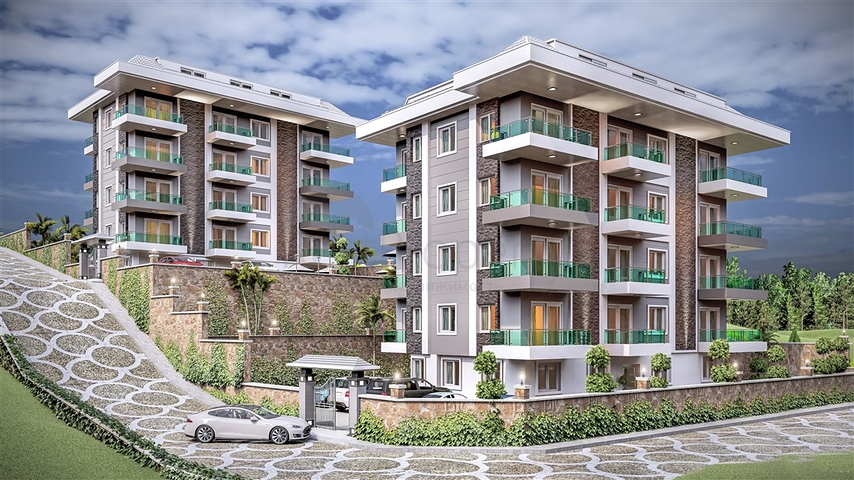 بالتقسيط دون فوائد - شقق قيد الانشاء -في منطقة اوبا المركزية / الانيا 