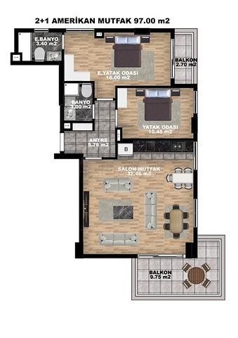 بالتقسيط دون فوائد - شقق قيد الانشاء -في منطقة اوبا المركزية / الانيا 