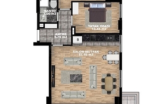 بالتقسيط دون فوائد - شقق قيد الانشاء -في منطقة اوبا المركزية / الانيا 