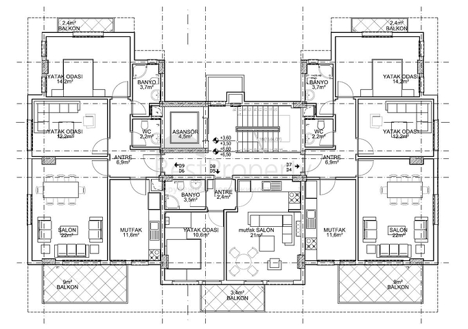 اسعار اقتصادية - شقق عائلية واسعة -قريبة من البحر والمركز -في غازي باشا / الانيا 