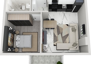 اسعار اقتصادية - شقق عائلية واسعة -قريبة من البحر والمركز -في غازي باشا / الانيا 