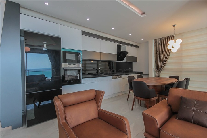 اطلالة بحرية - مجمع 5 نجوم -شقة غرفتين وصالة - مفروشة -في كارجي جاك/ الانيا 