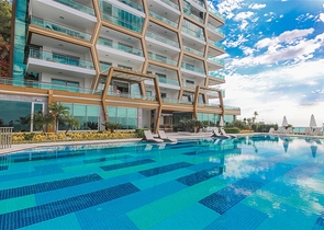 اطلالة بحرية - مجمع 5 نجوم -شقة غرفتين وصالة - مفروشة -في كارجي جاك/ الانيا 