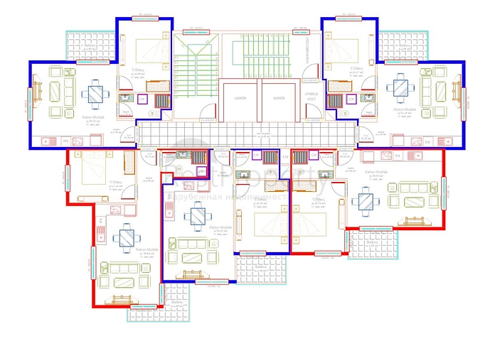 شقق فاخرة -بالاقساط -ضمن مجمع سكني يضم كافة الخدمات - في افسلار / الانيا 