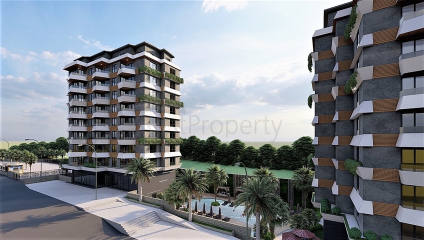 شقق فاخرة -بالاقساط -ضمن مجمع سكني يضم كافة الخدمات - في افسلار / الانيا 