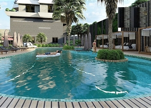 شقق فاخرة -بالاقساط -ضمن مجمع سكني يضم كافة الخدمات - في افسلار / الانيا 