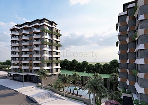 شقق فاخرة -بالاقساط -ضمن مجمع سكني يضم كافة الخدمات - في افسلار / الانيا 