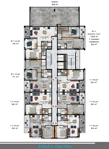 اشتري بالتقسيط - ضمن مجمع قريب من البحر - في منطقة كارجي جاك / الانيا 