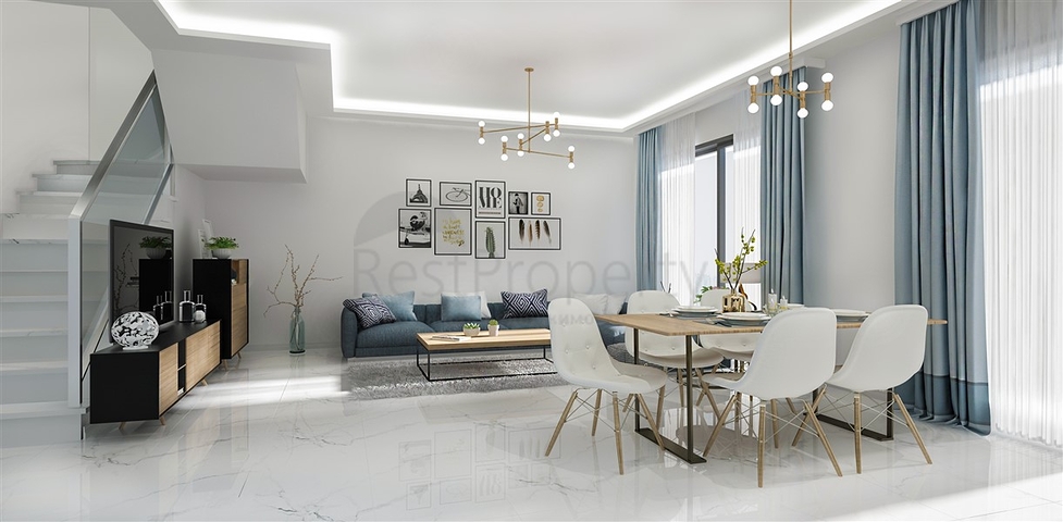 شقق ودوبلكس باطلالة بحرية - بالاقساط حتى تاريخ التسليم -في افسلار / الانيا 