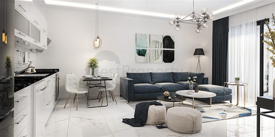 شقق ودوبلكس باطلالة بحرية - بالاقساط حتى تاريخ التسليم -في افسلار / الانيا 