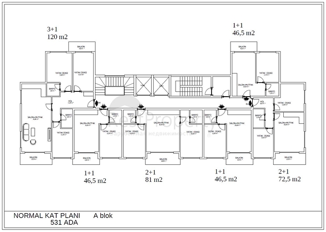 شقق ودوبلكس باطلالة بحرية - بالاقساط حتى تاريخ التسليم -في افسلار / الانيا 