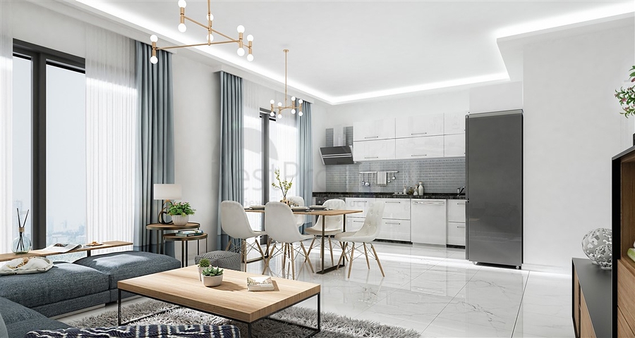 شقق ودوبلكس باطلالة بحرية - بالاقساط حتى تاريخ التسليم -في افسلار / الانيا 