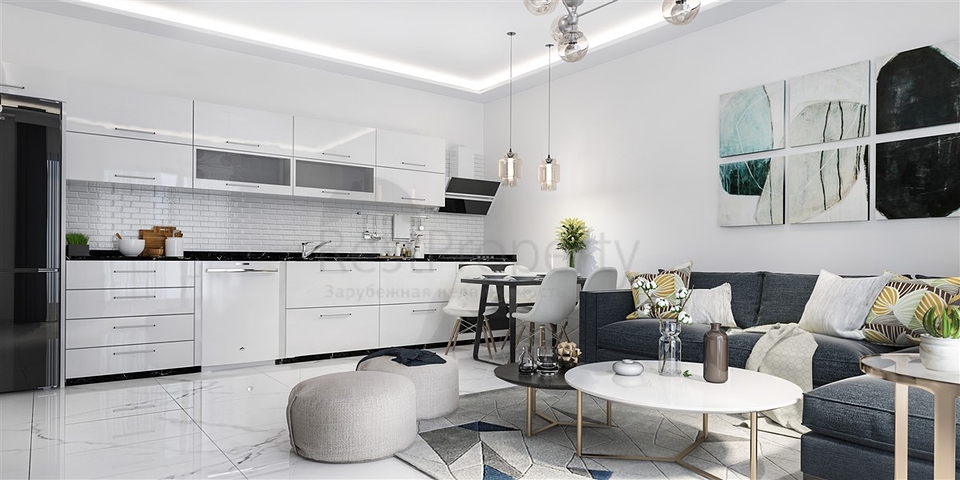 شقق ودوبلكس باطلالة بحرية - بالاقساط حتى تاريخ التسليم -في افسلار / الانيا 